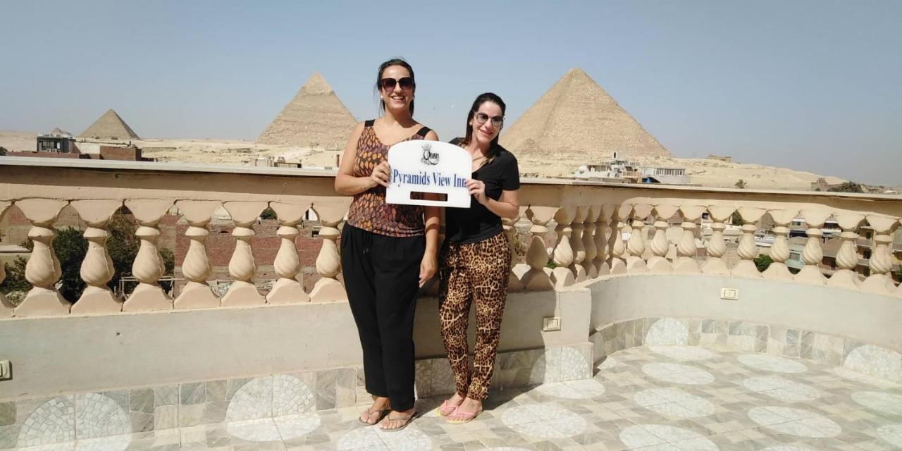 Queen Pyramids View Inn Kafret el-Gabal Exteriér fotografie
