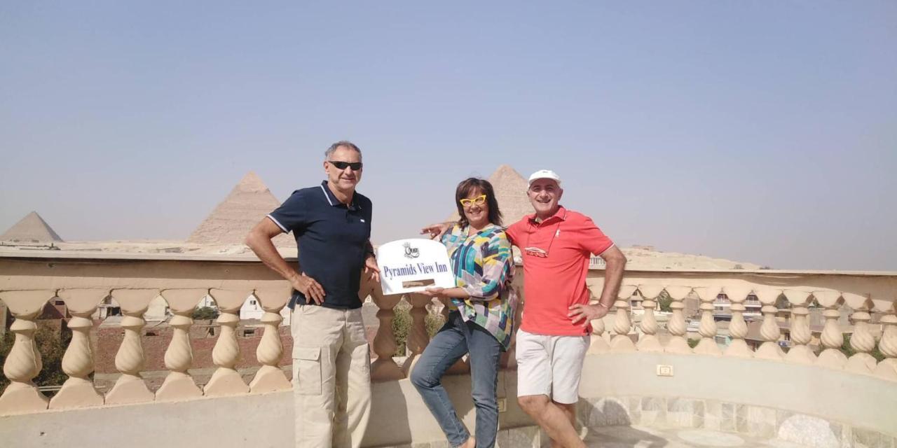 Queen Pyramids View Inn Kafret el-Gabal Exteriér fotografie