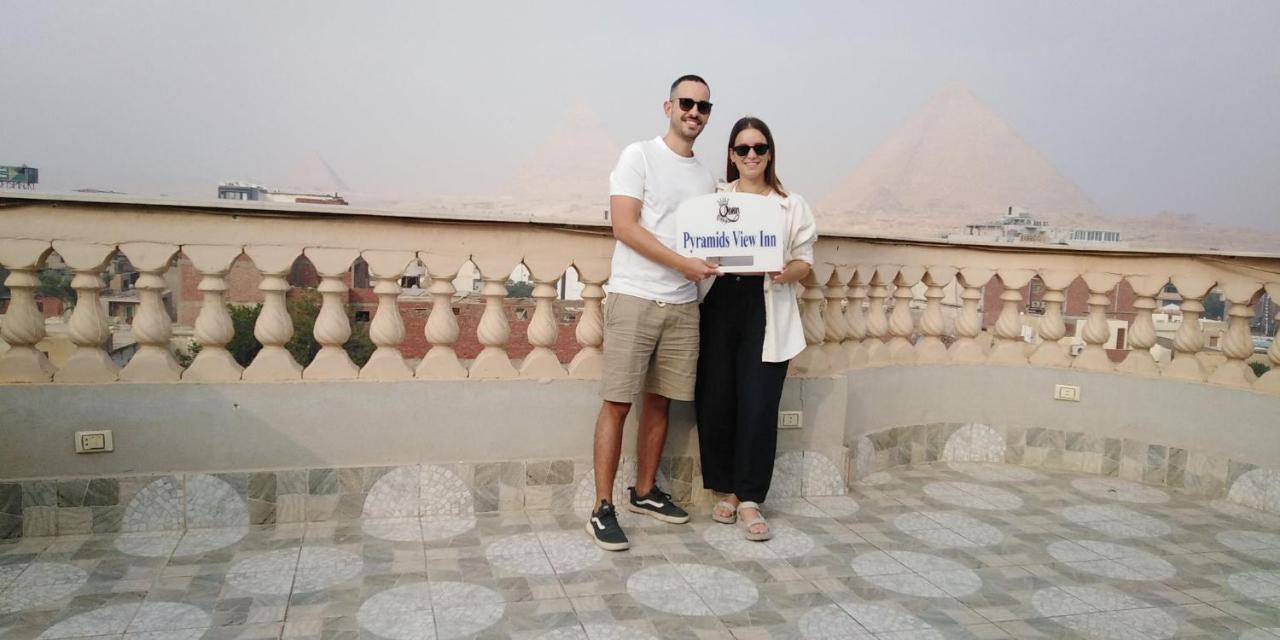 Queen Pyramids View Inn Kafret el-Gabal Exteriér fotografie