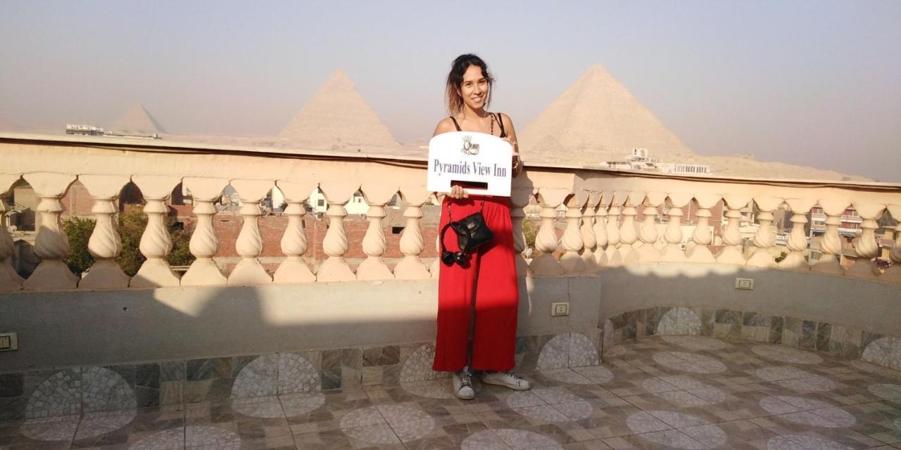 Queen Pyramids View Inn Kafret el-Gabal Exteriér fotografie