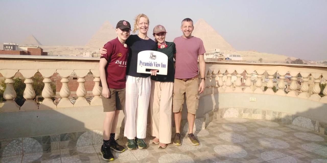 Queen Pyramids View Inn Kafret el-Gabal Exteriér fotografie