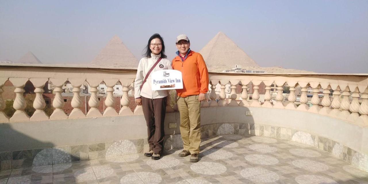 Queen Pyramids View Inn Kafret el-Gabal Exteriér fotografie