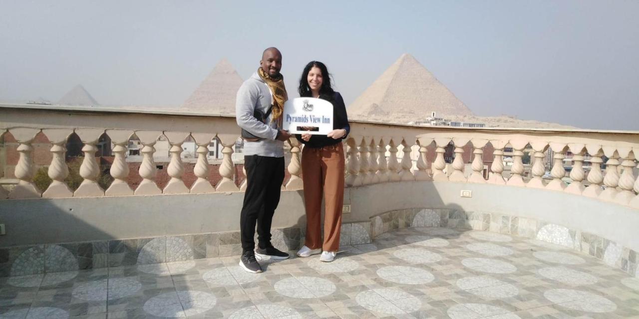 Queen Pyramids View Inn Kafret el-Gabal Exteriér fotografie