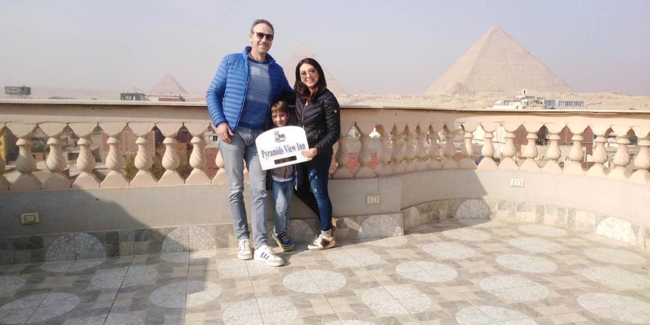 Queen Pyramids View Inn Kafret el-Gabal Exteriér fotografie