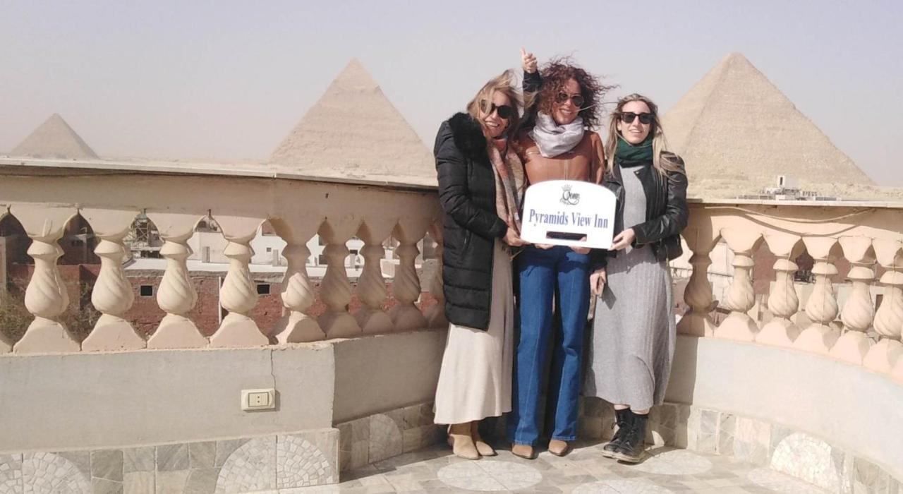 Queen Pyramids View Inn Kafret el-Gabal Exteriér fotografie