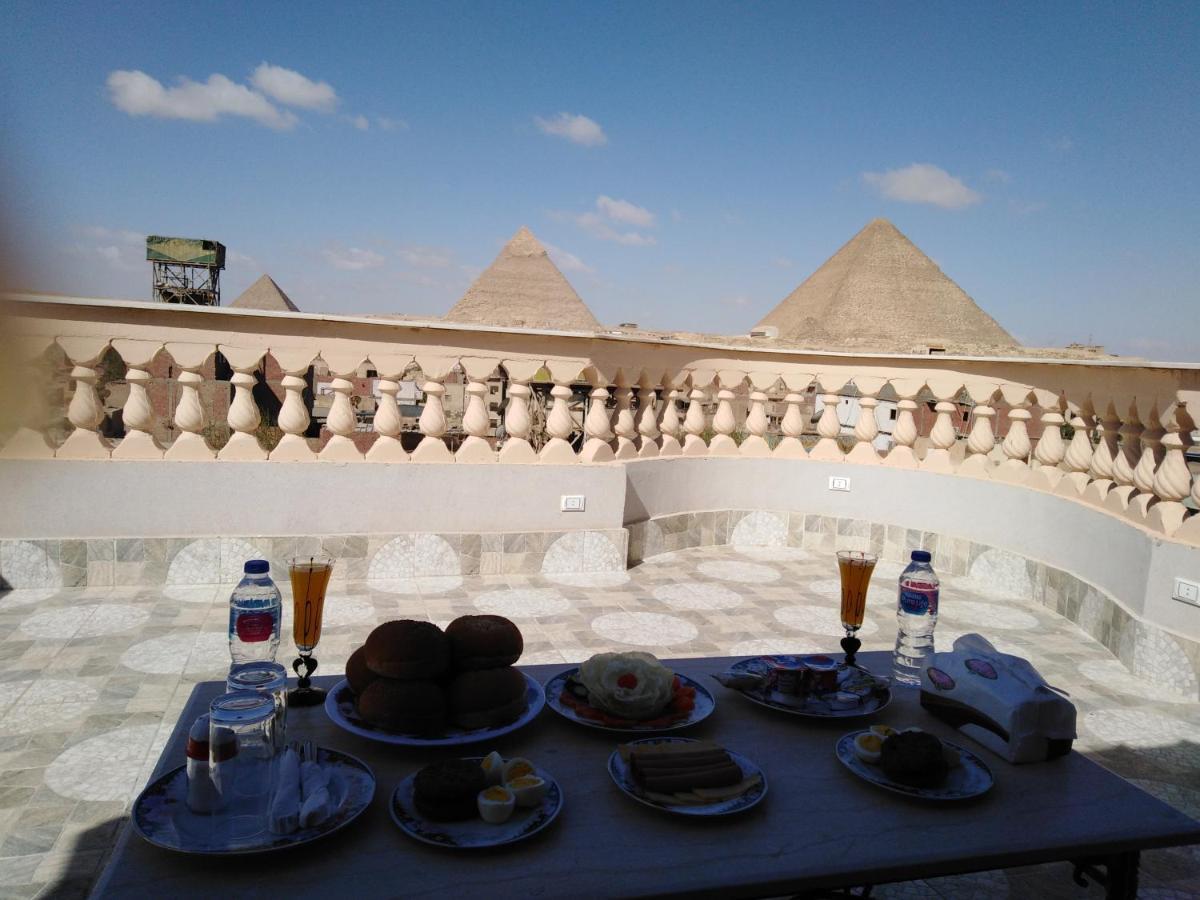 Queen Pyramids View Inn Kafret el-Gabal Exteriér fotografie